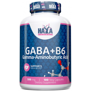 Gaba + B6 500 мг - 100 веган капс